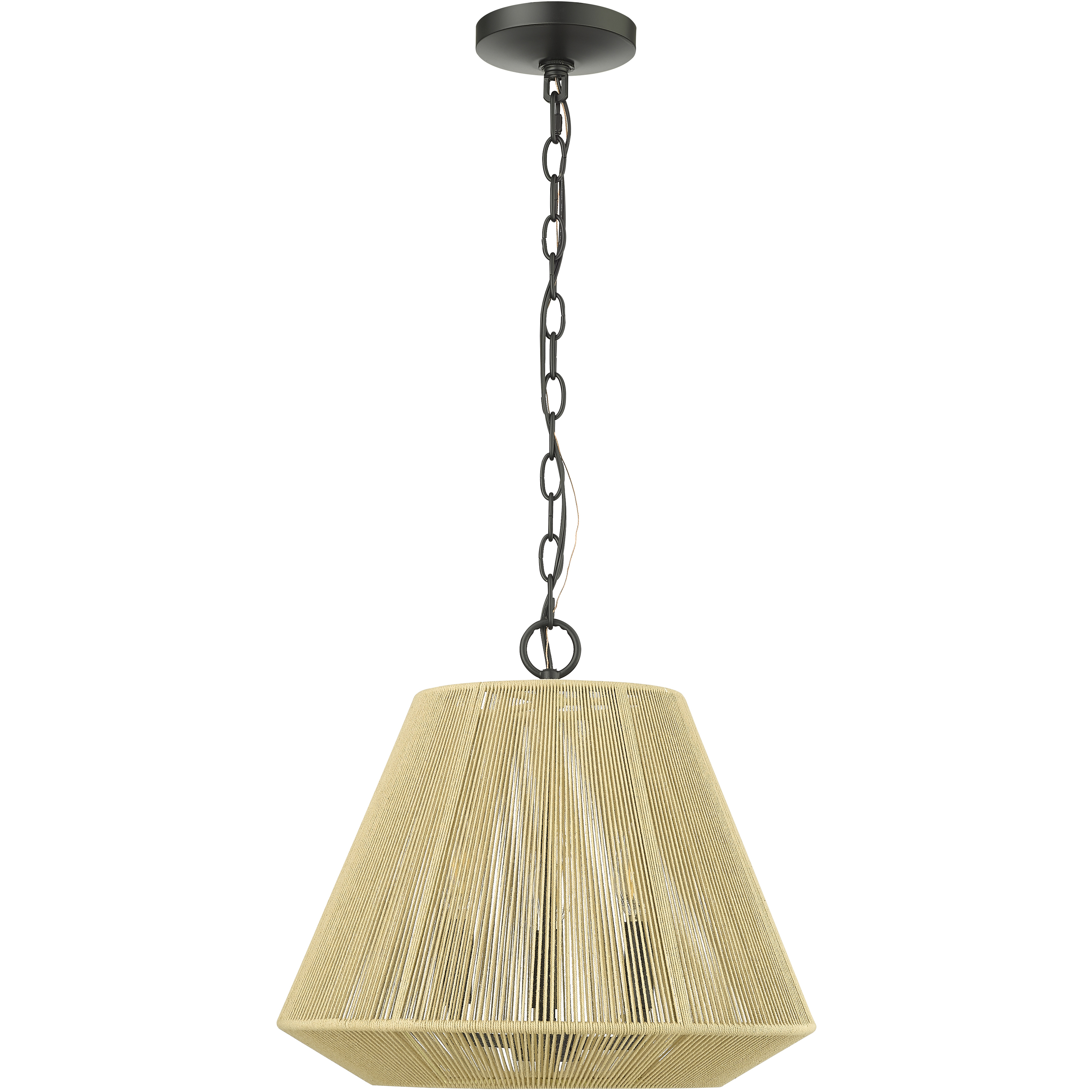 Sterling 3 Light 16.4 inch Matte Black Pendant Ceiling Light